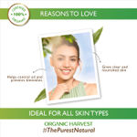 Buy Organic Harvest Vitamin B Organic Face Cleanser, 100 gm, Enriched with Goodness of Niacinamide and Spinach, Ideal for Oily and Combination Skin Types, Sulphate and Paraben Free - Purplle