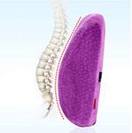 Buy Importikaah Coccyx Orthopedic Memory Foam Seat Cushion Pad Lumbar Support Pillow For Lower Back Tailbone Pain and Back Support + Orthopedic Memory Foam Cushion Lower Back Lumbar Support Pillow - Purplle