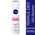 Buy Nivea Deodorant, Whitening Smooth Skin, Women (150 ml) - Purplle