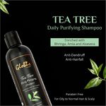 Buy Globus Naturals Tea Tree Daily Purifying Shampoo For Dandruff Prone Hair, Itchy & Oily Scalp Enriched with Bhringraj, Amla,Aloevera|No Parabens| No Sulphate| 250 ml - Purplle