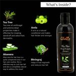 Buy Globus Naturals Tea Tree Daily Purifying Shampoo For Dandruff Prone Hair, Itchy & Oily Scalp Enriched with Bhringraj, Amla,Aloevera|No Parabens| No Sulphate| 250 ml - Purplle