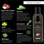 Buy Globus Naturals Apple Cider Vinegar Shampoo For Brilliant Shine & Silky finishEnriched with Aloe vera, Nutgrass & Lemongrass |Promotes hair growth|Maintains scalp ph|No Parabens| No Sulphate| 250 ml - Purplle