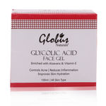 Buy Globus Naturals Glycolic acid face gel For Brightening and Anti Acne | with goodness of Niacinamide,Aloevera & Vitamin E 100 ml - Purplle