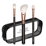 Buy Allure Essential Trio Brush Set With Travel Pouch - Purplle
