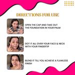 Buy COLORESSENCE HD Foundation, High Coverage Matte Finish Liquid Foundation to Cover Blemishes and Dark Spots 30 ml HDF-2 (Steamy-Mocha) - Purplle