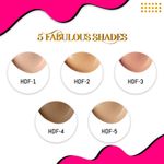 Buy COLORESSENCE HD Foundation, High Coverage Matte Finish Liquid Foundation to Cover Blemishes and Dark Spots 30 ml HDF-5 (WHIPPED GLACE) - Purplle