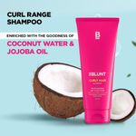 Buy BBLUNT Curly Hair Shampoo for dry/tangled curly hair, with Coconut Water & Jojoba Oil. No Parabens, Sulphates. 200ml - Purplle