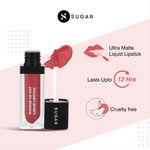 Buy SUGAR Cosmetics Smudge Me Not Liquid Lipsticks for Women | Transferproof & Waterproof | Lasts 12+ Hours | Matte Lipstick | 4.5ml - 44 Preach Peach (Peach Pink) - Purplle