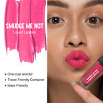 Buy SUGAR Cosmetics Smudge Me Not Liquid Lipsticks for Women | Transferproof & Waterproof | Lasts 12+ Hours | Matte Lipstick | 4.5ml - 44 Preach Peach (Peach Pink) - Purplle