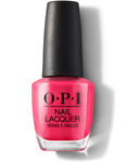 Buy O.P.I Nail Lacquer, Charged Up Cherry - 15 ML - Purplle