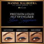 Buy Manish Malhotra Beauty By MyGlamm Precision Liquid Eyeliner-Blue Sapphire-1 gm - Purplle