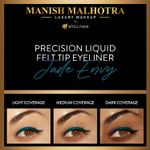 Buy Manish Malhotra Beauty By MyGlamm Precision Liquid Eyeliner-Jade Envy-1 gm - Purplle