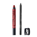 Buy Faces Canada Lip Crayon Midnight Rose & Eye Pencil Solid Black 4 g - Purplle