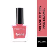 Buy Faces Canada Splash Nail Enamel Viola & Ballerina 18 ml - Purplle