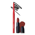 Buy Faces Canada Magneteyes Kajal & Weightless Matte Lipstick Royal Maroon 4.35 g - Purplle