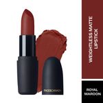 Buy Faces Canada Magneteyes Kajal & Weightless Matte Lipstick Royal Maroon 4.35 g - Purplle