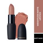 Buy Faces Canada Weightless Compact Natural & Weightless Matte Lipstick Buff Nude 13 g - Purplle