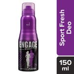 Buy Engage Sport Fresh Deodorant For Men, Spicy and Ambery, Skin Friendly, 165ml - Purplle