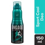 Buy Engage Sport Cool Deodorant For Men, Citrus and Aqua, Skin Friendly, 150ml - Purplle