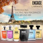 Buy Engage L'amante Sunkissed Eau De Parfum for Women, Floral Fragrance Scent, Premium Perfume for Women, Skin Friendly Women Perfume, 100ml - Purplle