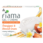 Buy Fiama Gel + Creme Moisturising Bar, Frangipani and Almond Cream, for creamy indulgence, 125 g (Pack of 3) - Purplle