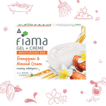 Buy Fiama Gel + Creme Moisturising Bar, Frangipani and Almond Cream, for creamy indulgence, 125 g (Pack of 3) - Purplle