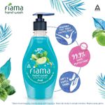 Buy Fiama Fresh Moisturizing hand wash, Peppermint and Green Apple, 400ml - Purplle