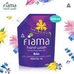 Buy Fiama Relax Moisturising hand wash, Lavender and Ylang, 350ml - Purplle