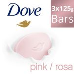 Buy Dove Pink Rosa Beauty Bar - Soft, Smooth, Moisturised Skin, 3x125 g - Purplle