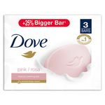 Buy Dove Pink Rosa Beauty Bar - Soft, Smooth, Moisturised Skin, 3x125 g - Purplle