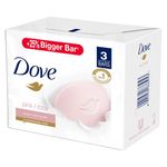 Buy Dove Pink Rosa Beauty Bar - Soft, Smooth, Moisturised Skin, 3x125 g - Purplle