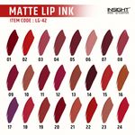 Buy INSIGHT Cosmetics Matte Lip Ink (Lg-42)_Top Notch - Purplle