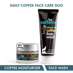Buy mCaffeine Daily Coffee Face Care Duo - Face Wash & Moisturizer with Hyaluronic Acid & Pro-Vitamin B5 | For Oil-Free Hydration & Deep Cleansing | For Men & Women 150 ml - Purplle