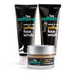 Buy mCaffeine Coffee C-E-M Routine | Face Wash, Face Scrub & Moisturizer for Deep Cleansing, Exfoliation and Oil-Free Moisturization | Cruelty-Free & Vegan | For Men & Women 250 gm - Purplle