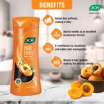 Buy Joy Hair Fruits Long & Silky Conditioning Shampoo Enriched with Apricot & Peach 340 ml - Purplle