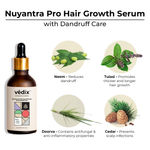 Buy Vedix Customized Hair Fall Control Regimen for Normal/Oily with Dandruff - Normal-Oily Scalp & Wavy Hair - 3 Product Ayurvedic Kit - Anti Hair Fall Oil Hibiscus + Eclipta - Anti-Hairfall Shampoo - Nuyantra Pro Hair Growth Serum x Dandruff Care - Purplle