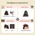 Buy Vedix Customized Hair Fall Control & Dandruff Care Regimen for Dry Hair - Dry Scalp & Wavy Hair-3 Product Ayurvedic Kit - Anti Hair Fall Oil Onion + Indian Licorice - Anti-Hairfall Shampoo For Dry Hair - Nuyantra Pro Hair Growth Serum x Dandruff Care - Purplle