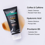 Buy mCaffeineA Coffee Face Wash for Fresh & Glowing Skin (75ml) | Coffee with White water lily |Normal to Oily Skin| - Purplle
