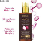 Buy DR.RASHEL Onion Black Seed Hair Oil With Comb Applicator - Non-greasy Non-Sticky Hair Oil For Silky & Stronger Hair - 100ml - Purplle