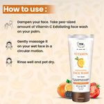 Buy TNW The Natural Wash Vitamin C Exfoliating Face wash For Refreshed Toned & Glowing Face - (100 ml) - Purplle