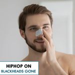 Buy HipHop Skincare Cleansing Charcoal Nose Strips for Men - Blackhead Remover & Pore Cleanser (3 Strips) - Purplle