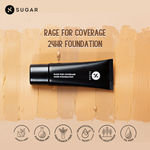 Buy SUGAR Cosmetics Rage For Coverage 24Hr Foundation | Full Coverage | Matte Finish I Creamy Formula | 25 ml - 07 Vanilla Latte - Purplle