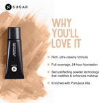 Buy SUGAR Cosmetics Rage For Coverage 24Hr Foundation | Full Coverage | Matte Finish I Creamy Formula | 25 ml - 35 Frappe - Purplle