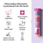 Buy Chicnutrix Cysterhood - PCOS Management - 600mg N-Acetylcysteine (NAC) & Vitamin C - 20 Effervescent Tablets - Strawberry Flavour - Purplle