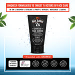 Buy Man Arden 7X Activated Charcoal Face Scrub 100ml - Infused with Vitamin C & Menthol - Purplle