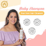 Buy Mom & World Tear Free Baby Shampoo 200ml - With Organic Moroccan Argan Oil & Oats Extract - No SLS / Paraben - Purplle