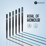 Buy SUGAR Cosmetics - Kohl Of Honour - Intense Kajal - 03 Aqua Lung (Blue Kajal) - Ultra Creamy Texture, Smudge Proof, Water Proof Kajal, Long Lasting Eye Pencil, Lasts Up to 12 hours - Purplle