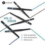 Buy SUGAR Cosmetics - Kohl Of Honour - Intense Kajal - 05 Go Green (Green Kajal) - Ultra Creamy Texture, Smudge Proof, Water Proof Kajal, Long Lasting Eye Pencil, Lasts Up to 12 hours - Purplle