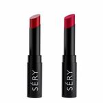 Buy SERY Sery Matte and Creamy Lipstick Combo Cml10, Rare Rose + Fuschia Fun, 3.5 g with Combo offer - Purplle