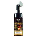 Buy WOW Skin Science Moroccan Argan Oil Foaming Face Wash with Built-in Brush  (150 ml) - Purplle